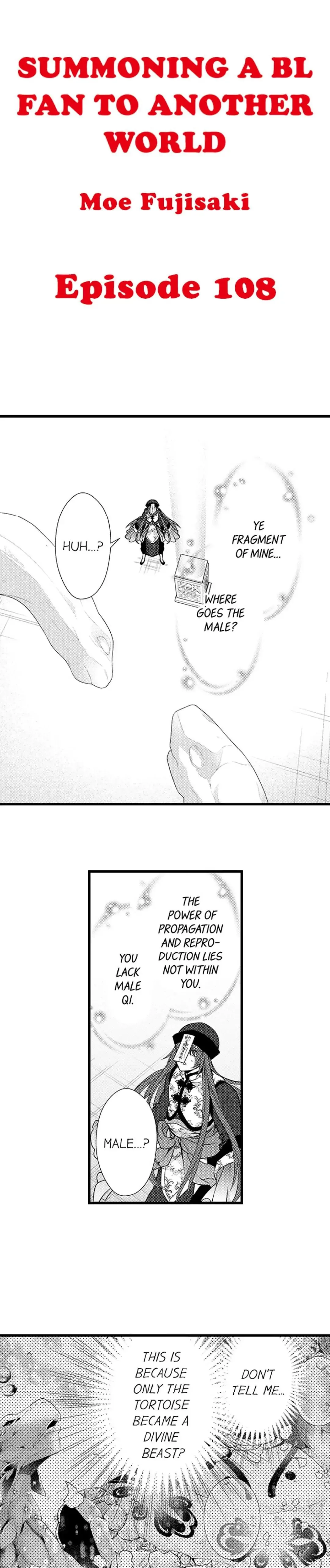 Fudanshi Shoukan: Isekai de Shinjuu ni Hameraremashita Chapter 108 page 1