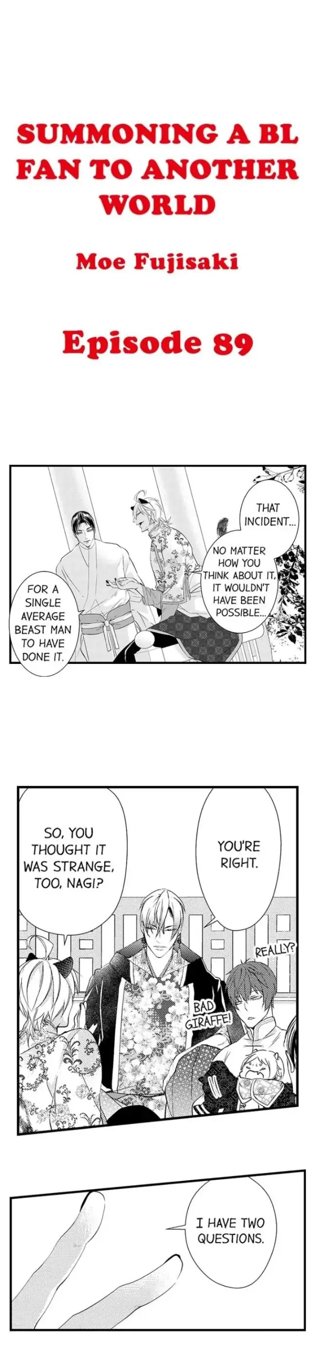 Fudanshi Shoukan: Isekai de Shinjuu ni Hameraremashita Chapter 89 page 1