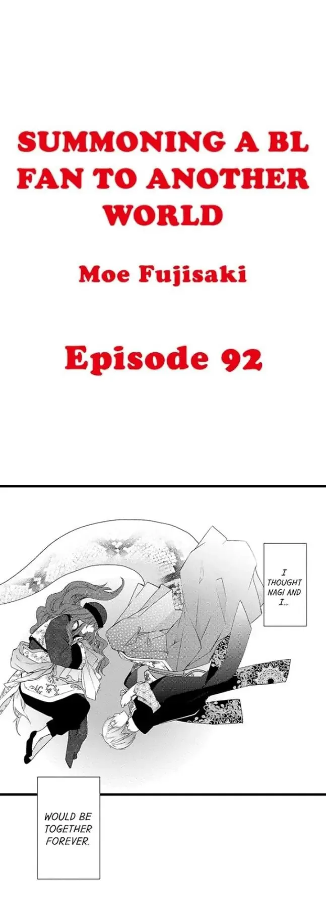 Fudanshi Shoukan: Isekai de Shinjuu ni Hameraremashita Chapter 92 page 1