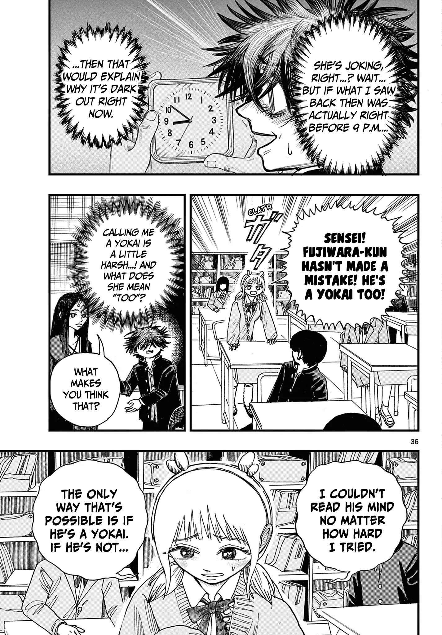 Fujiwara's High School Debut!! Chapter 1 page 34