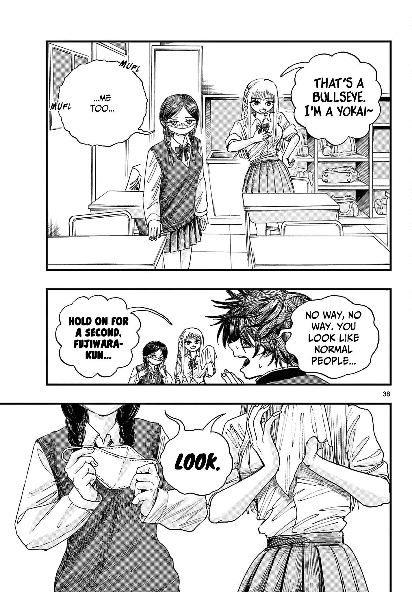 Fujiwara's High School Debut!! Chapter 1 page 36
