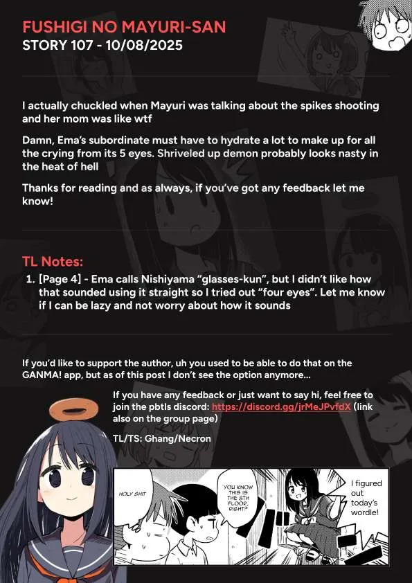 Fushigi no Mayuri-san Chapter 107 page 5