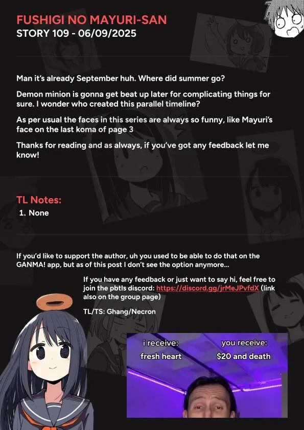 Fushigi no Mayuri-san Chapter 109 page 5