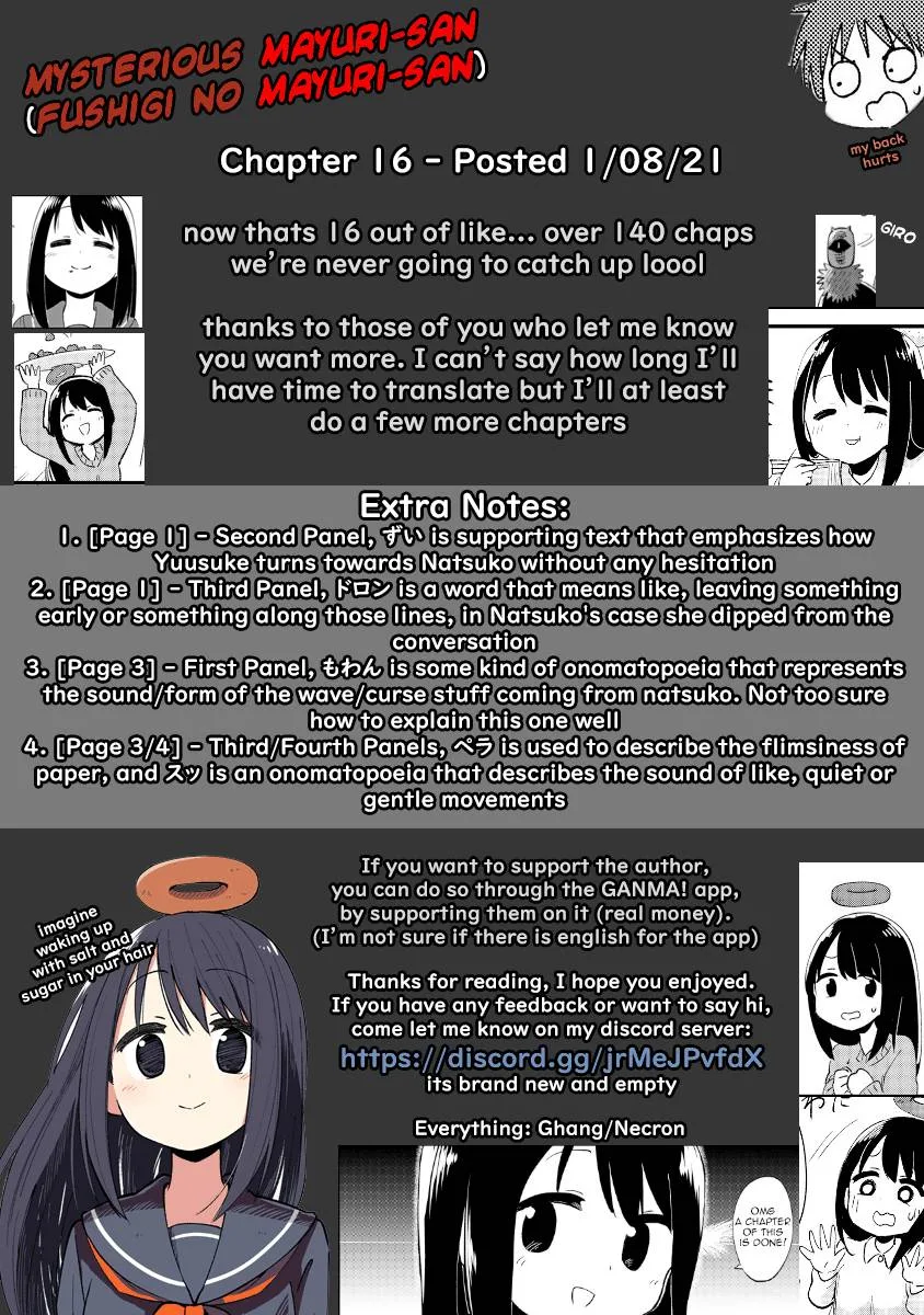 Fushigi no Mayuri-san Chapter 16 page 5