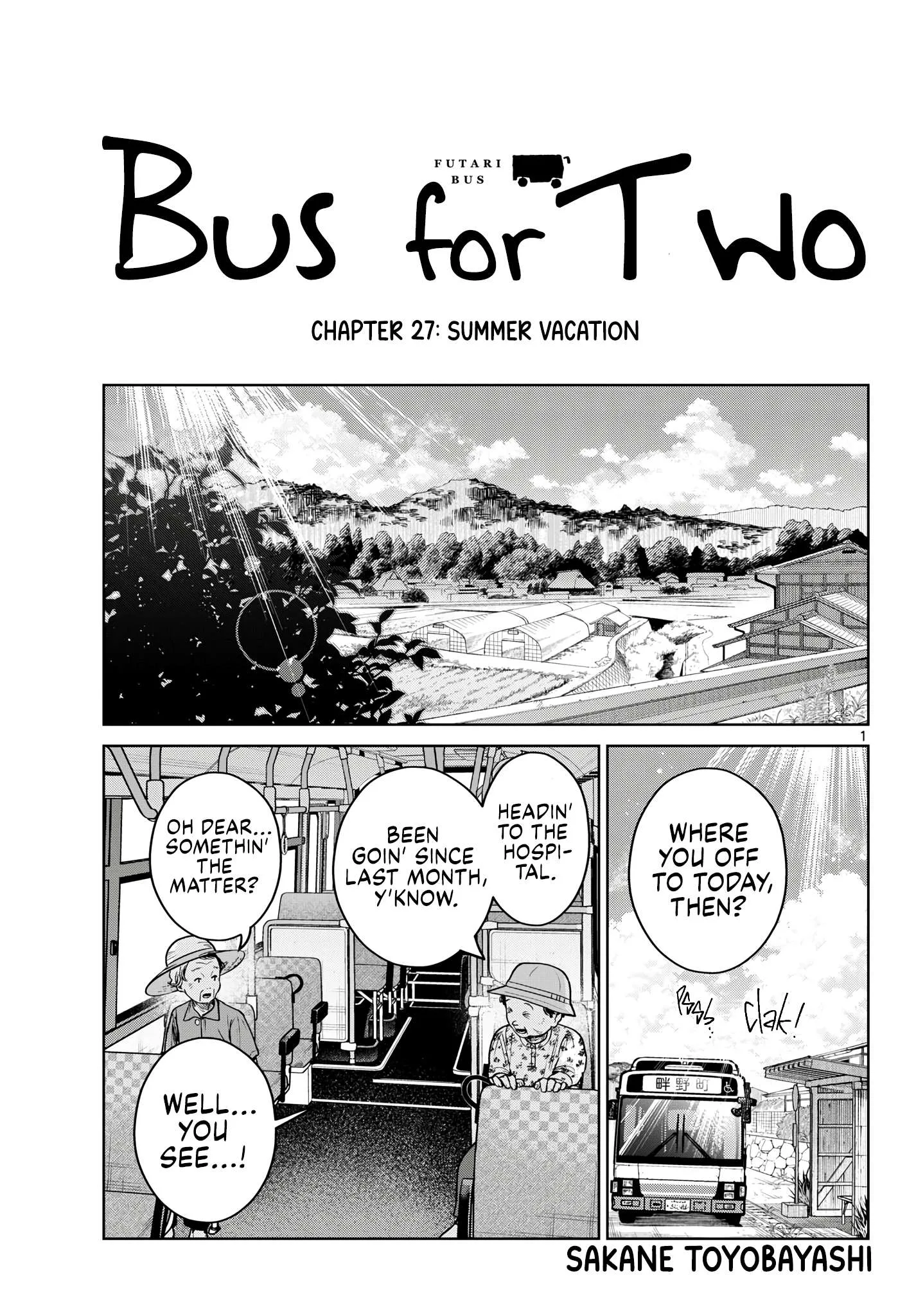 Futari Bus Chapter 27 page 1