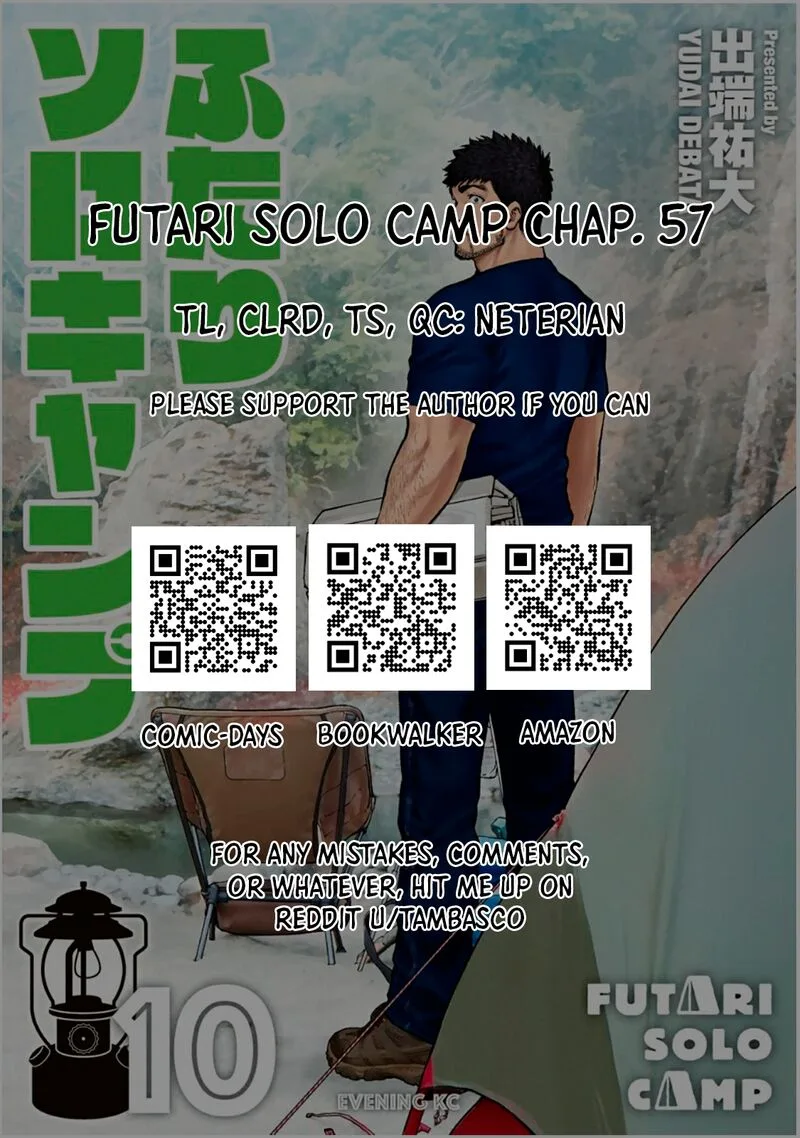Futari Solo Camp Chapter 57 page 1