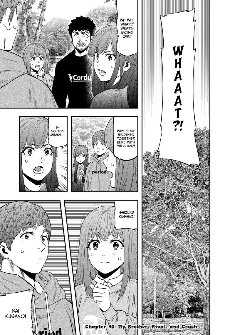 Futari Solo Camp Chapter 90 page 1