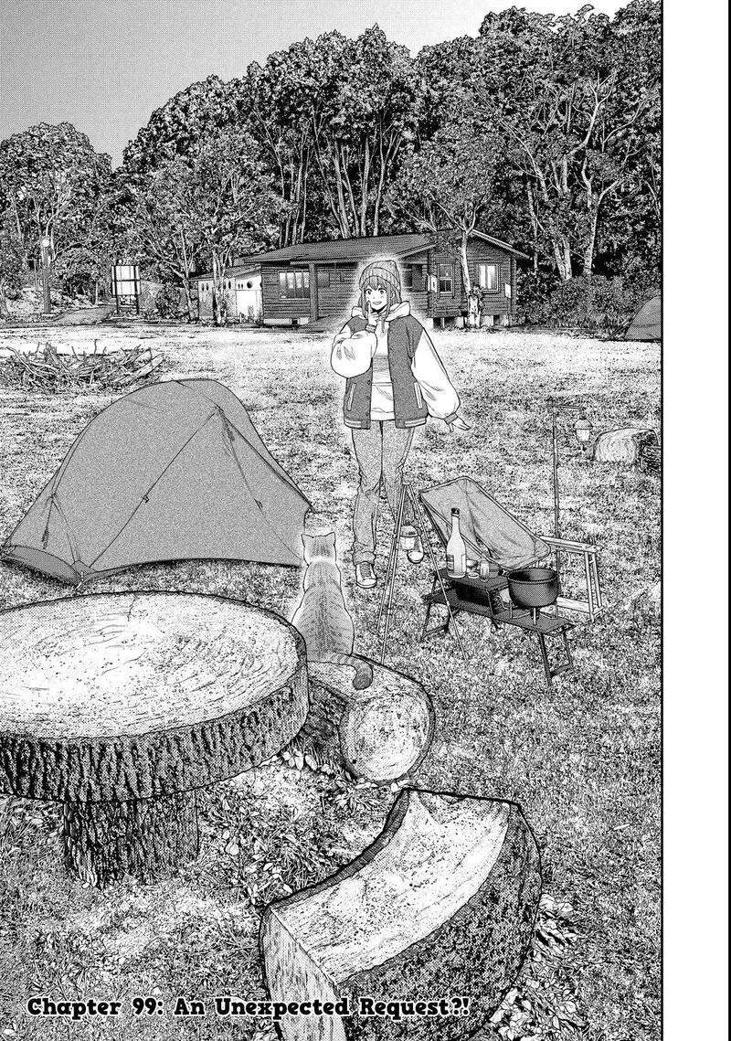 Futari Solo Camp Chapter 99 page 1