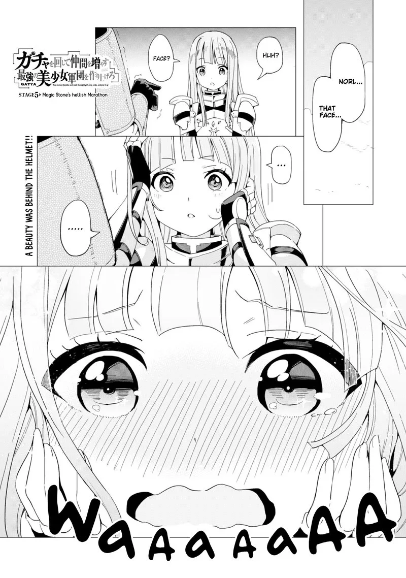 Gacha wo Mawashite Nakama wo Fuyasu Saikyou no Bishoujo Gundan wo Tsukuriagero Chapter 5 page 1
