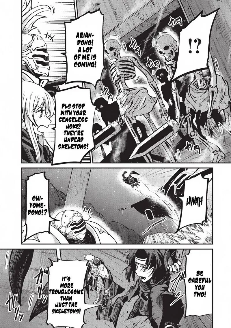 Gaikotsu Kishi-sama Tadaima Isekai e o Dekake-chuu Chapter 22 page 14