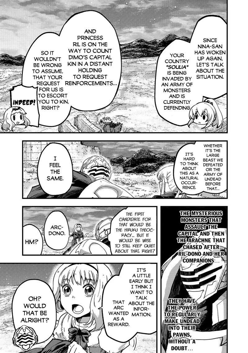 Gaikotsu Kishi-sama Tadaima Isekai e o Dekake-chuu Chapter 38 page 3