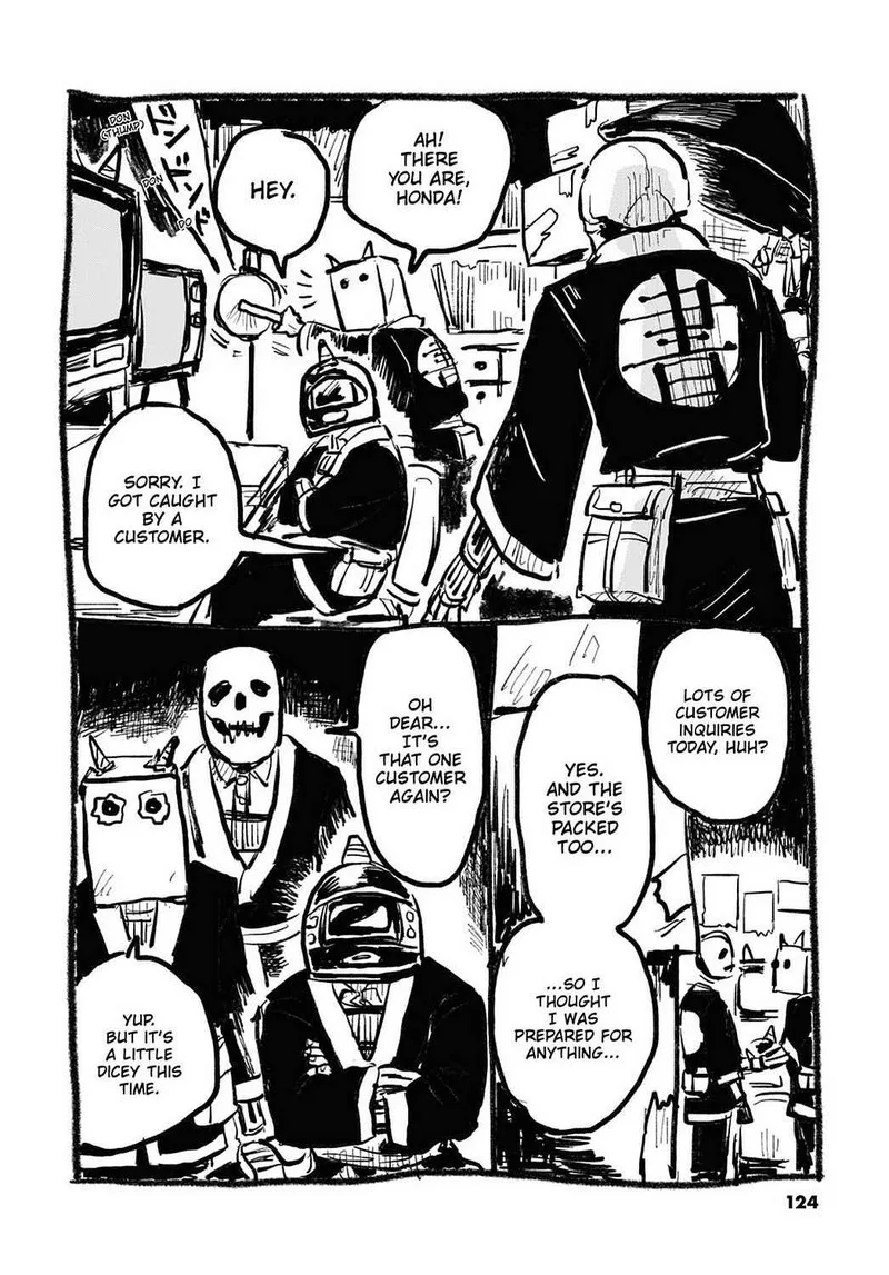 Gaikotsu Shotenin Honda-san Chapter 20.5 page 14