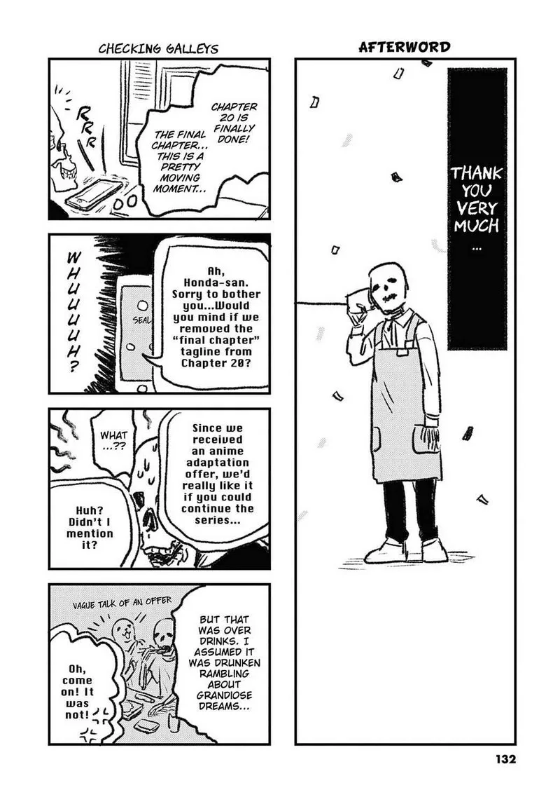 Gaikotsu Shotenin Honda-san Chapter 20.5 page 22
