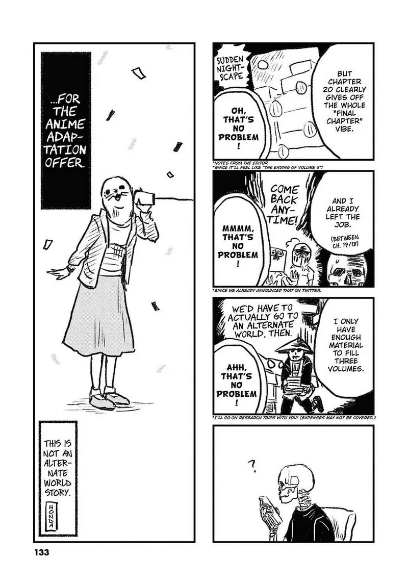 Gaikotsu Shotenin Honda-san Chapter 20.5 page 23