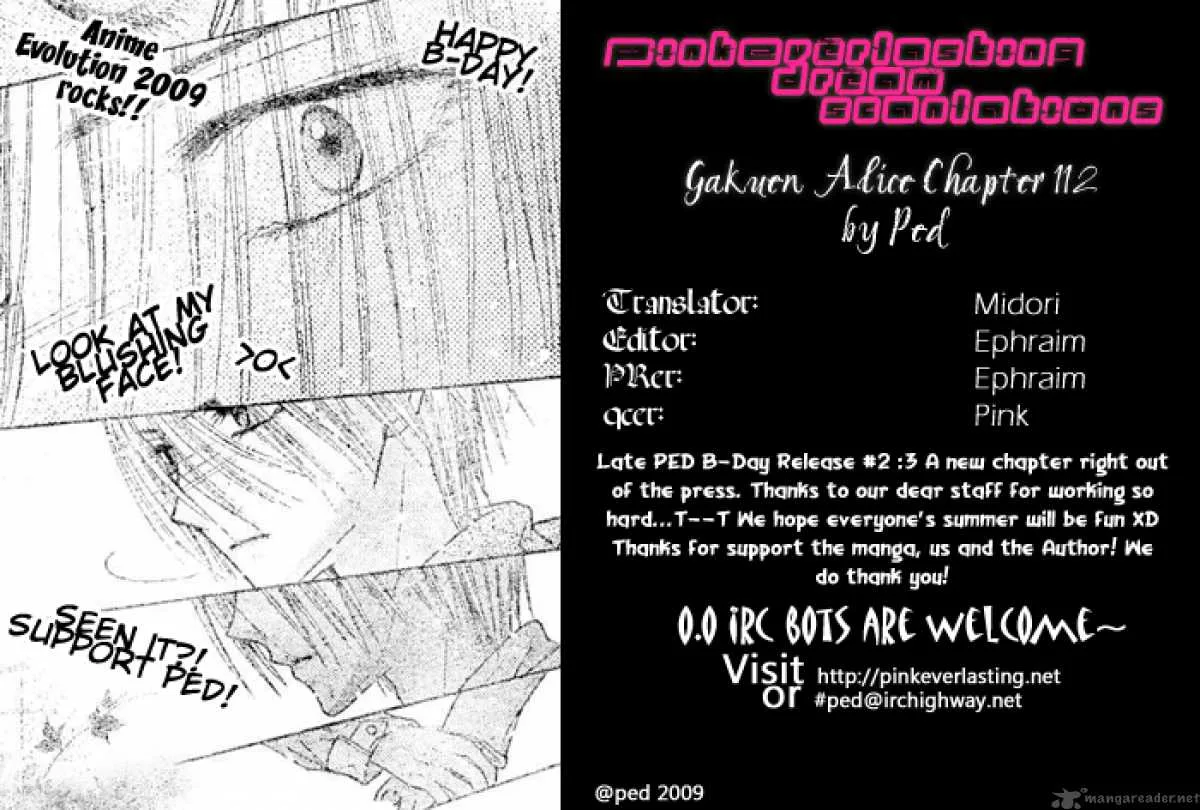 Gakuen Alice Chapter 112 page 1