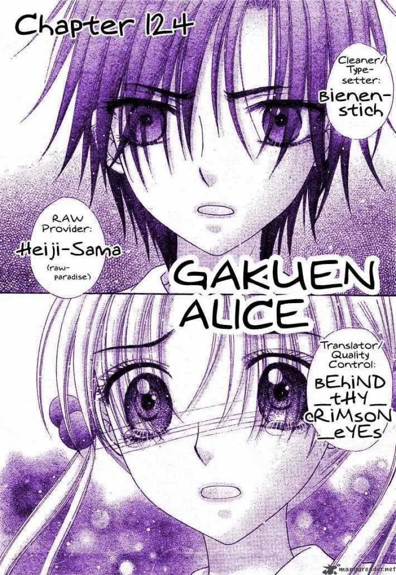 Gakuen Alice Chapter 124 page 1