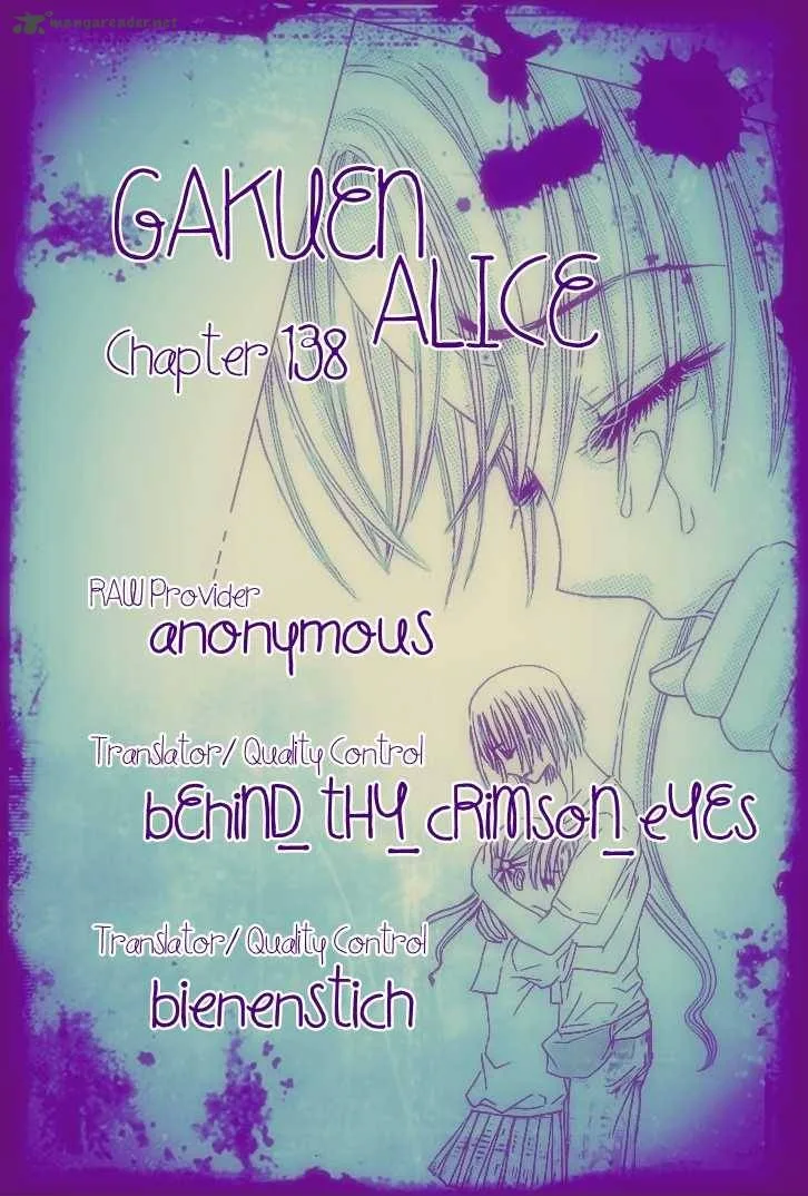 Gakuen Alice Chapter 138 page 1