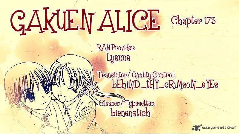 Gakuen Alice Chapter 173 page 1