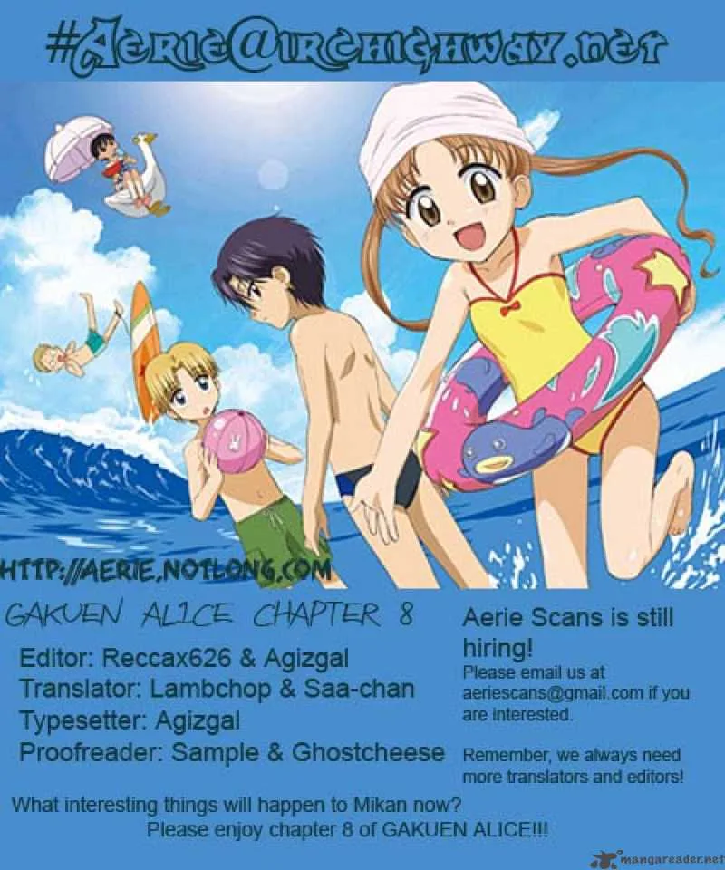 Gakuen Alice Chapter 8 page 1