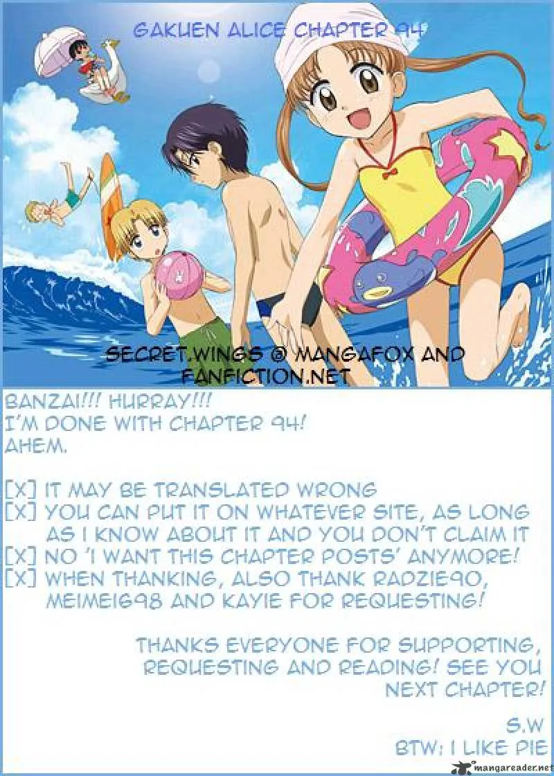 Gakuen Alice Chapter 94 page 31