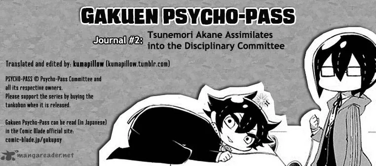 Gakuen Psycho-Pass Chapter 2 page 1