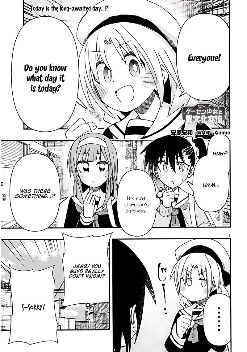 Geesen Shoujo to Ibunka Kouryuu Chapter 118 page 1
