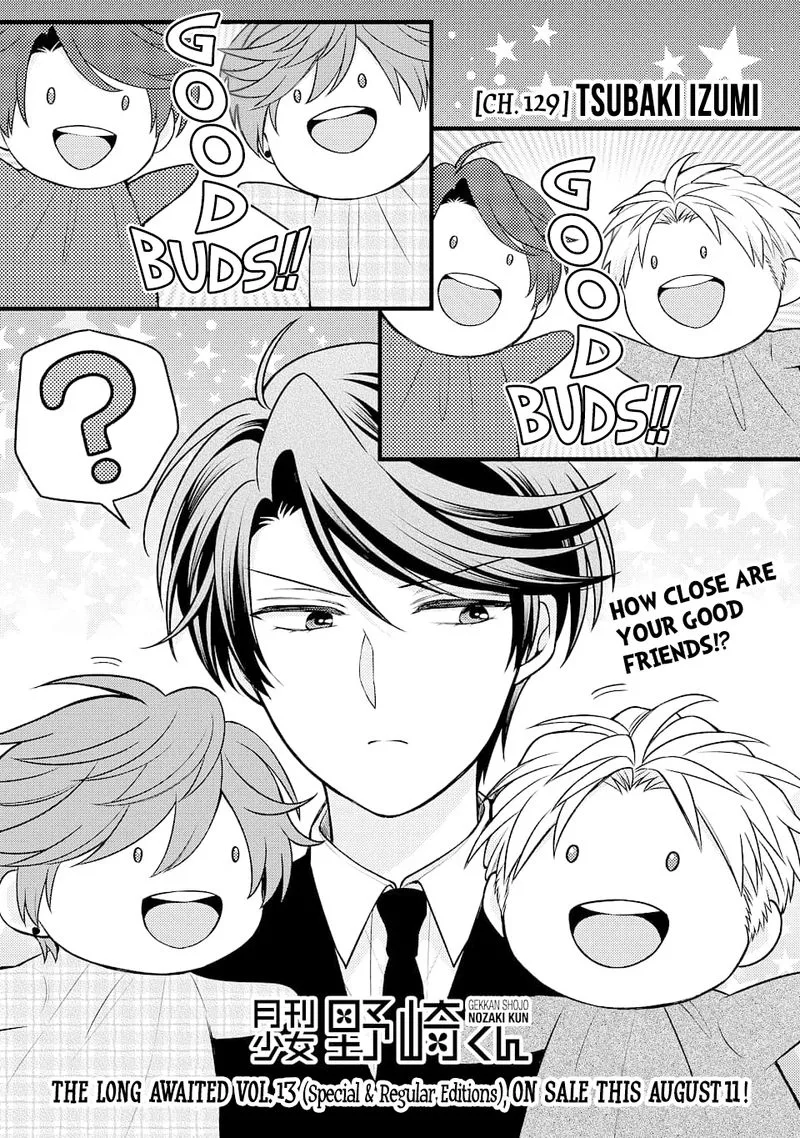 Gekkan Shoujo Nozaki-kun Chapter 129 page 1
