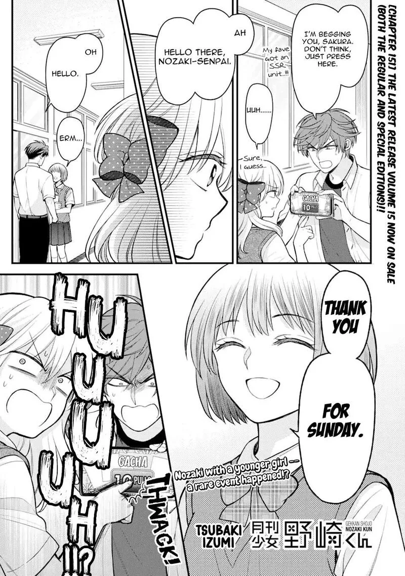Gekkan Shoujo Nozaki-kun Chapter 151 page 1