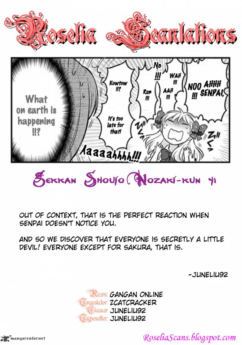 Gekkan Shoujo Nozaki-kun Chapter 41 page 14