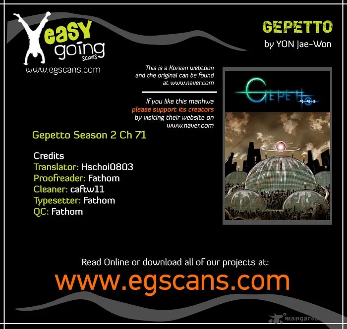 Gepetto Chapter 158 page 1