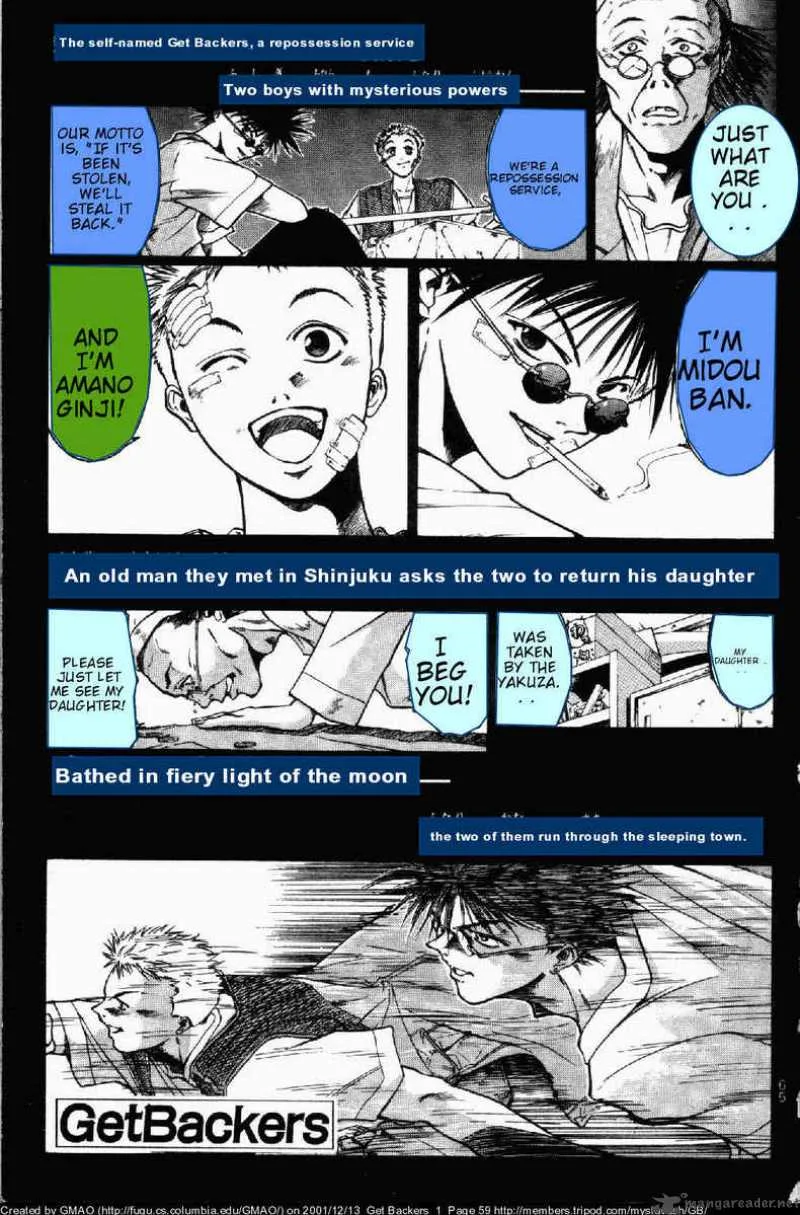 GetBackers Chapter 2 page 1