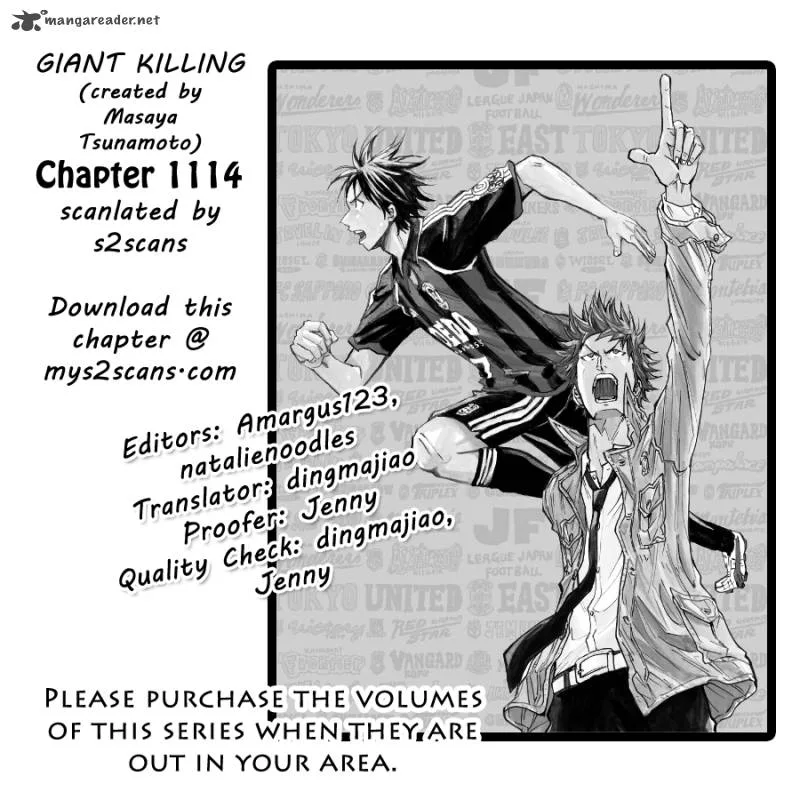 Giant Killing Chapter 114 page 22