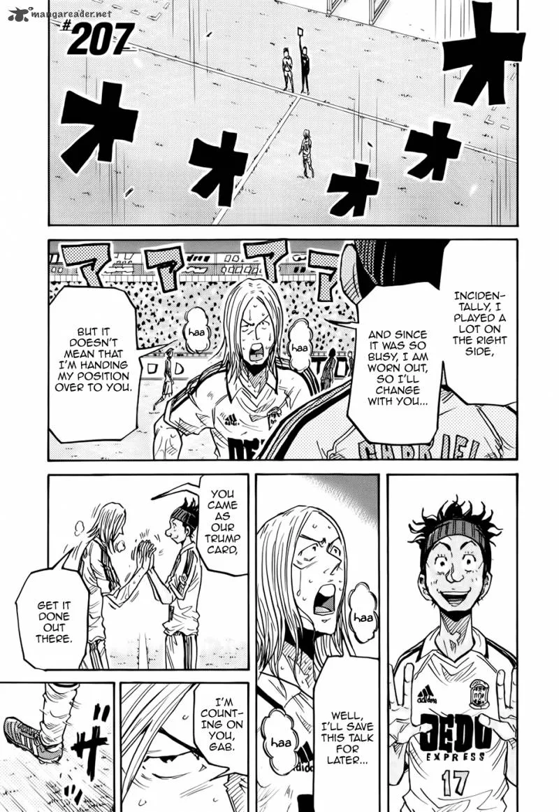 Giant Killing Chapter 207 page 2