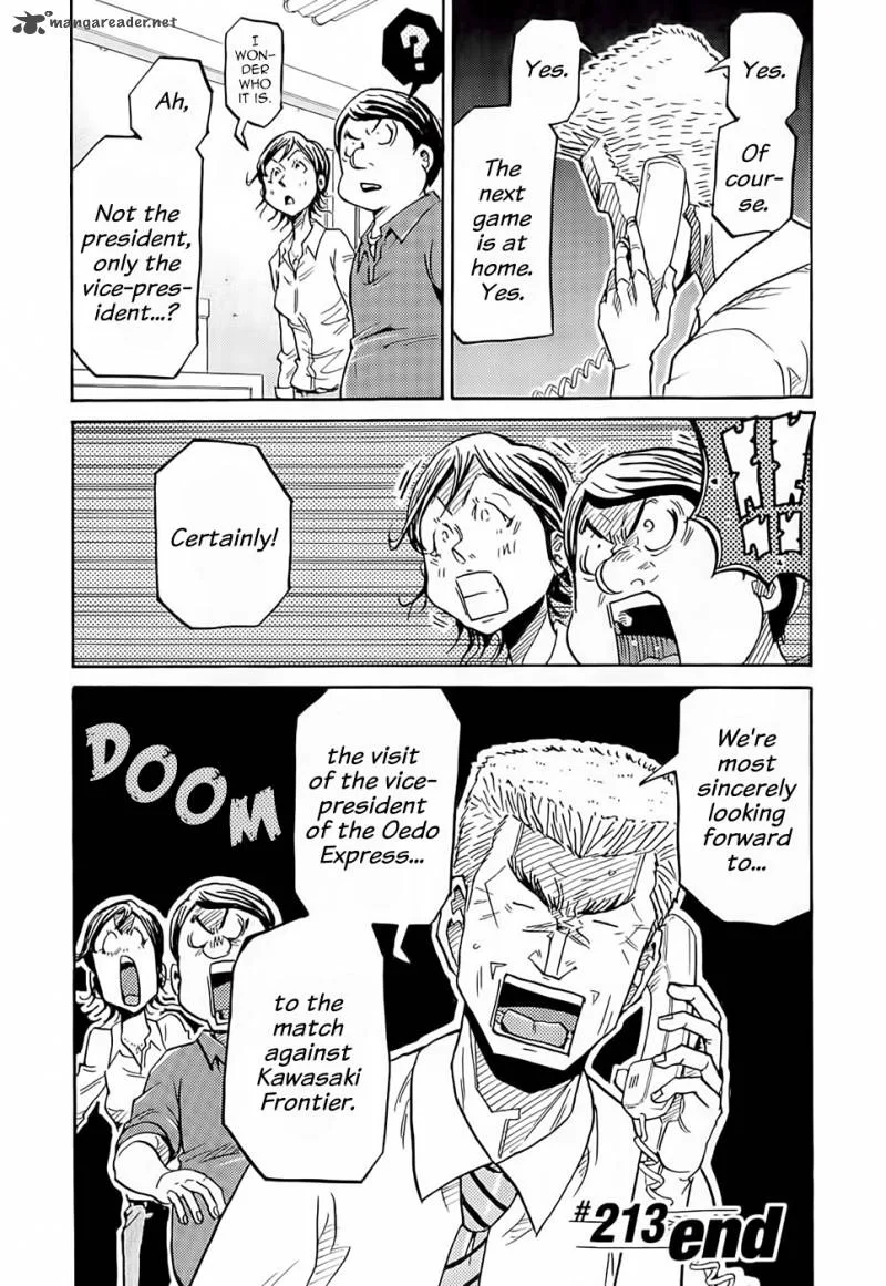 Giant Killing Chapter 213 page 21