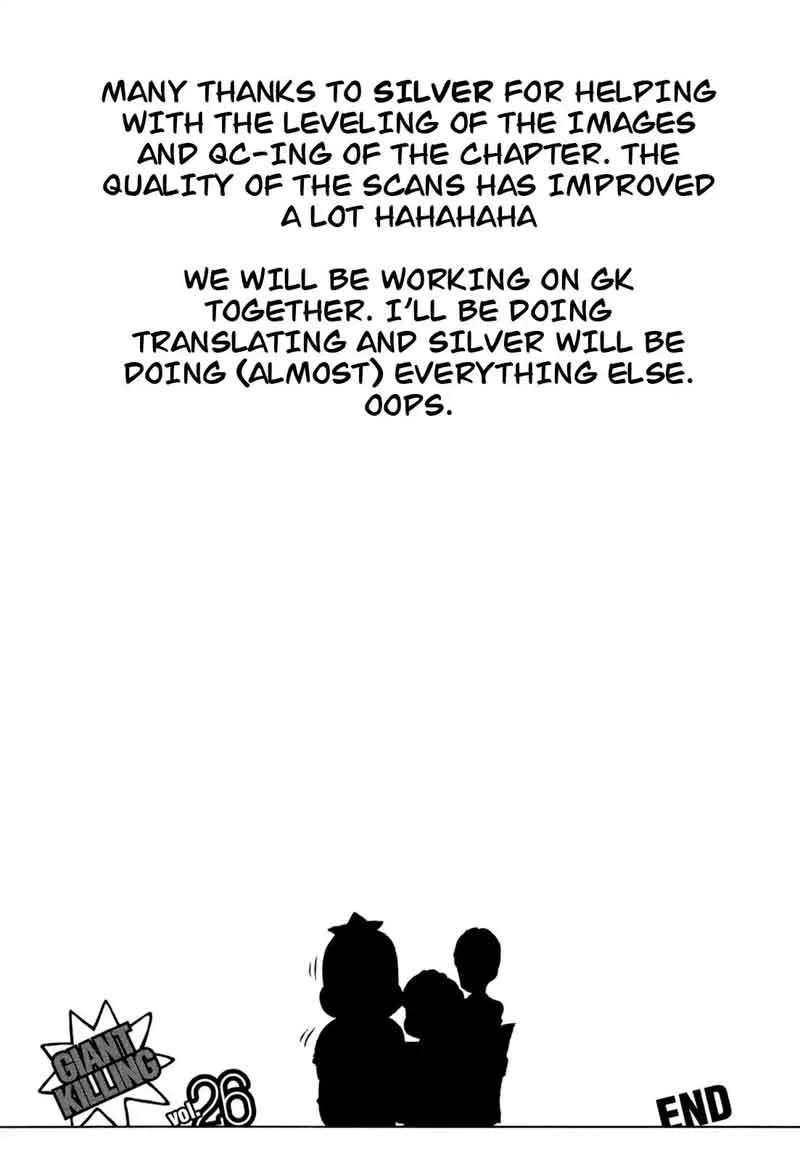 Giant Killing Chapter 257 page 27