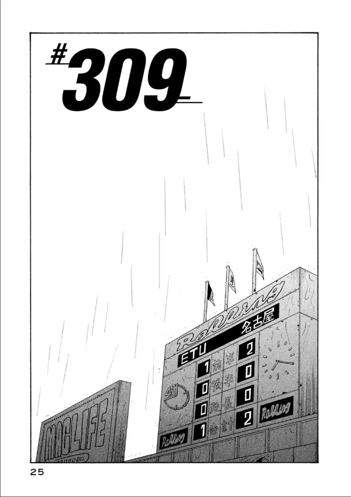 Giant Killing Chapter 309 page 1