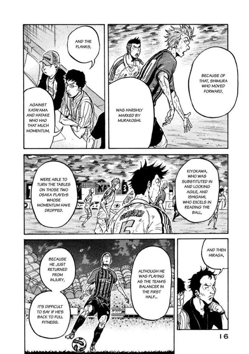 Giant Killing Chapter 348 page 16