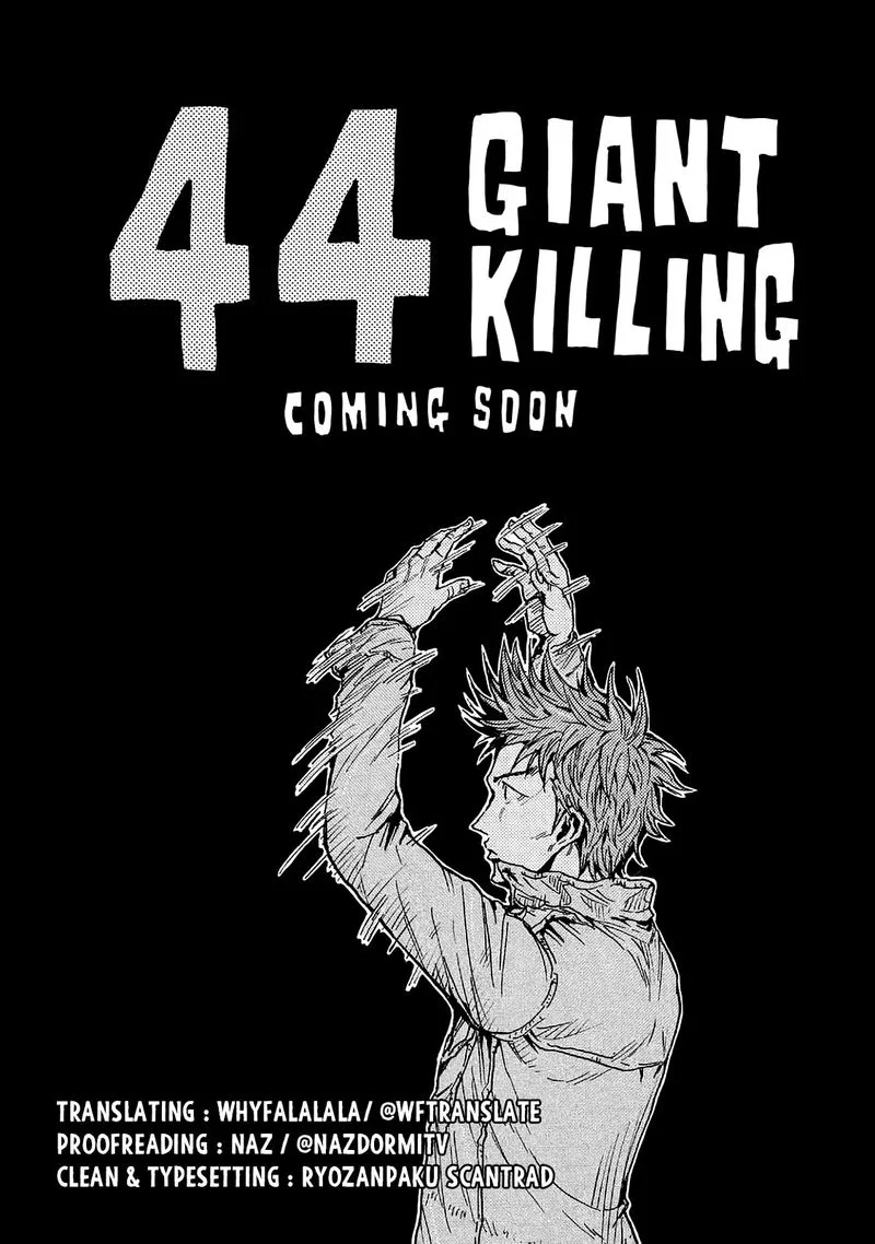 Giant Killing Chapter 427 page 20