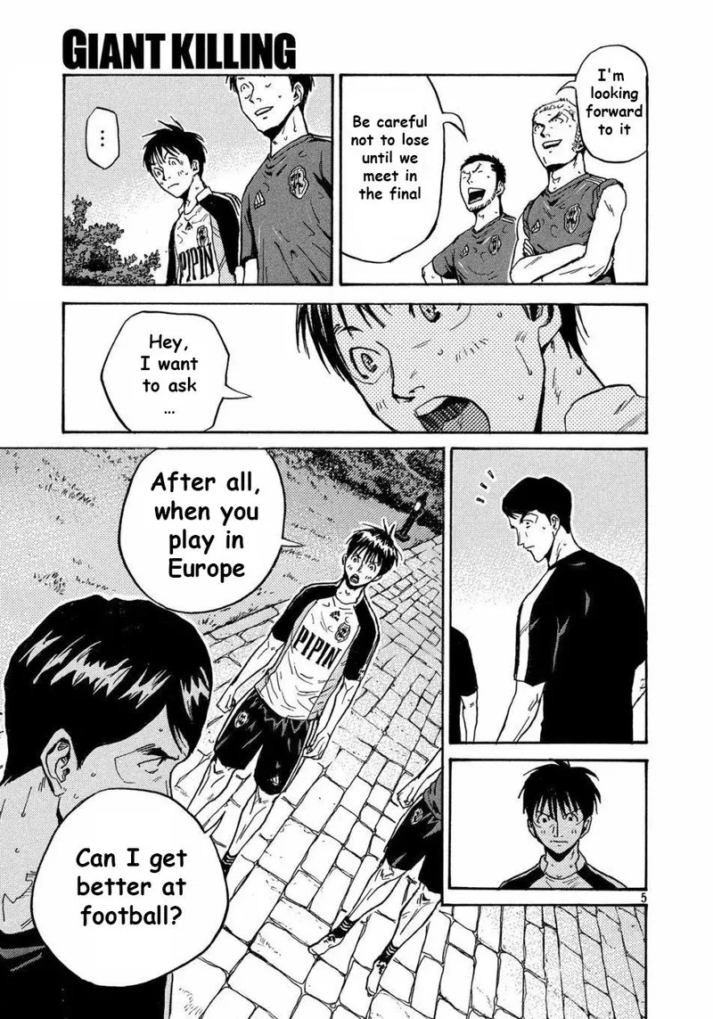Giant Killing Chapter 516 page 5