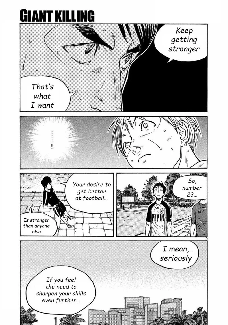 Giant Killing Chapter 516 page 9