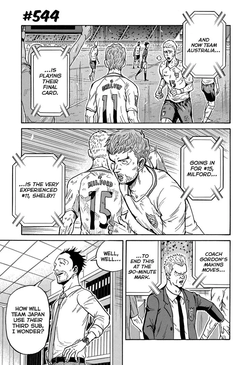 Giant Killing Chapter 544 page 1