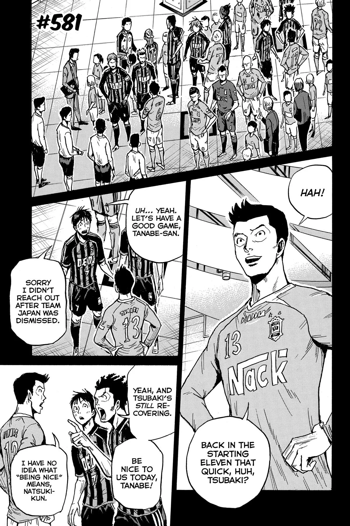 Giant Killing Chapter 581 page 1