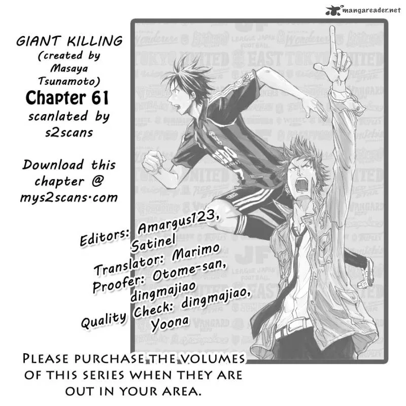 Giant Killing Chapter 61 page 22