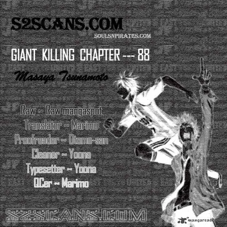 Giant Killing Chapter 88 page 1