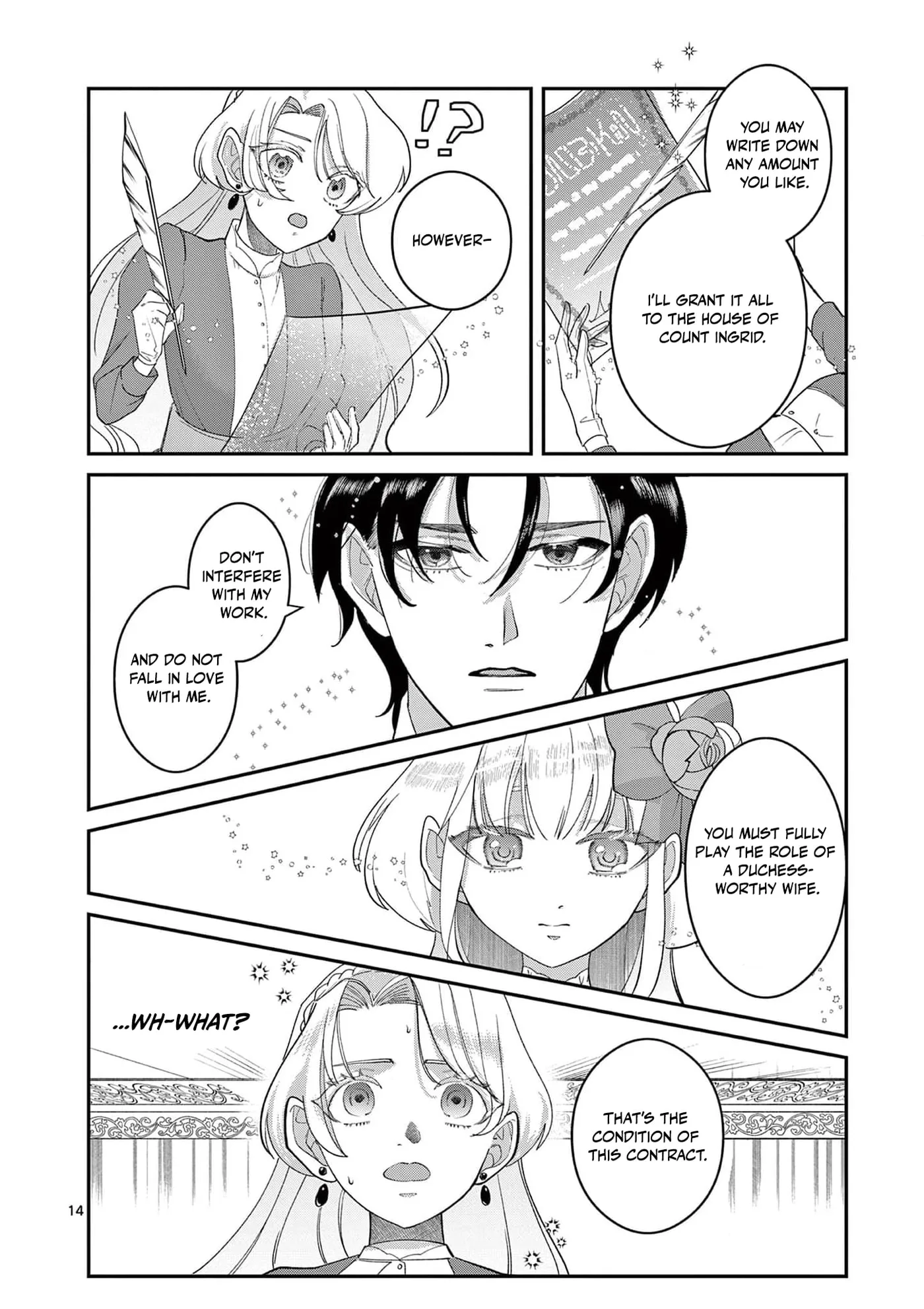Gijou ga Akuyaku Reijou to shite Hametsu Suru Koto o Shitta node, Mechakucha Aishimasu: Keiyaku Kekkon de Watashi ni Kanshin ga Nakatta Hazu no Koushaku-sama ni, Kizuitara Dekiai Saretemashita @comic Chapter 1 page 18