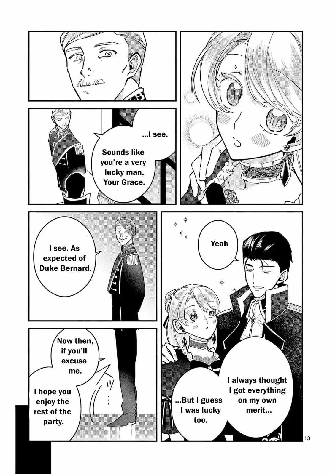 Gijou ga Akuyaku Reijou to shite Hametsu Suru Koto o Shitta node, Mechakucha Aishimasu: Keiyaku Kekkon de Watashi ni Kanshin ga Nakatta Hazu no Koushaku-sama ni, Kizuitara Dekiai Saretemashita @comic Chapter 13 page 17
