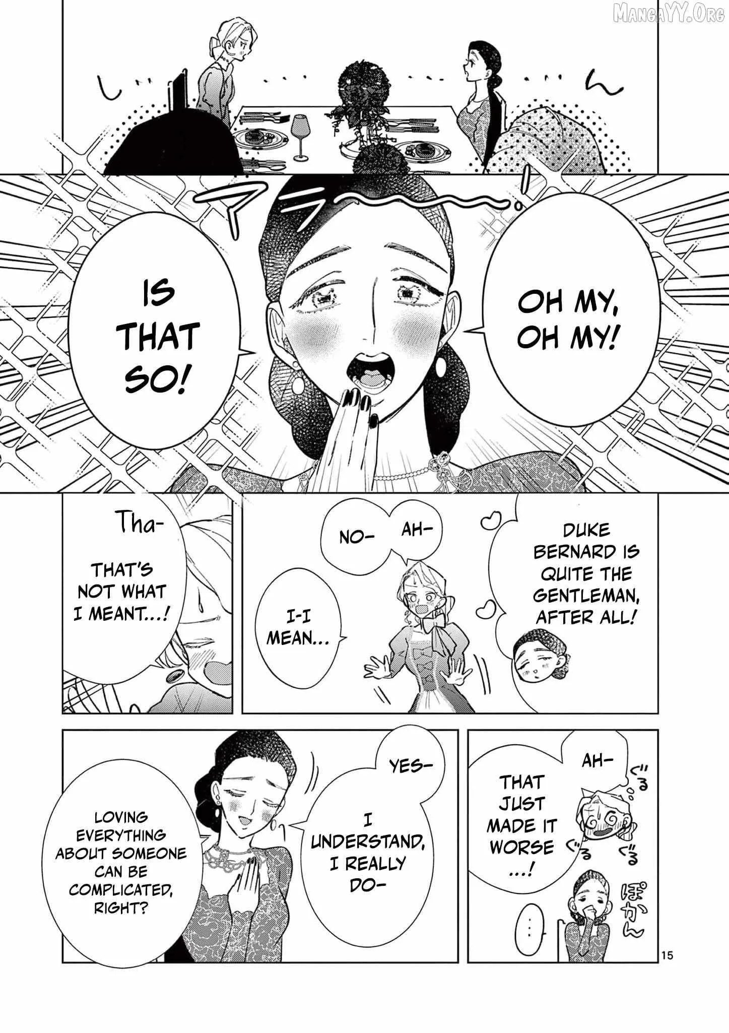 Gijou ga Akuyaku Reijou to shite Hametsu Suru Koto o Shitta node, Mechakucha Aishimasu: Keiyaku Kekkon de Watashi ni Kanshin ga Nakatta Hazu no Koushaku-sama ni, Kizuitara Dekiai Saretemashita @comic Chapter 17 page 18
