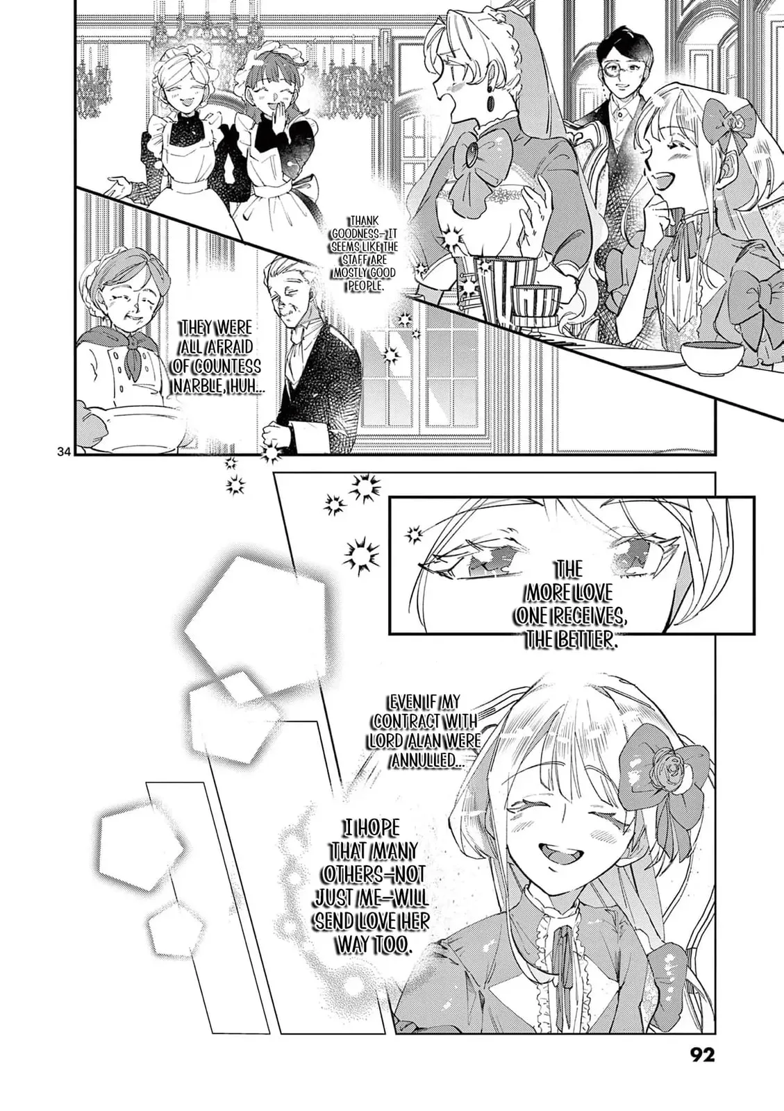 Gijou ga Akuyaku Reijou to shite Hametsu Suru Koto o Shitta node, Mechakucha Aishimasu: Keiyaku Kekkon de Watashi ni Kanshin ga Nakatta Hazu no Koushaku-sama ni, Kizuitara Dekiai Saretemashita @comic Chapter 2 page 38