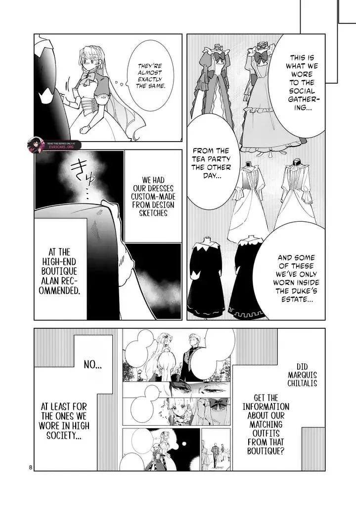 Gijou ga Akuyaku Reijou to shite Hametsu Suru Koto o Shitta node, Mechakucha Aishimasu: Keiyaku Kekkon de Watashi ni Kanshin ga Nakatta Hazu no Koushaku-sama ni, Kizuitara Dekiai Saretemashita @comic Chapter 34 page 9