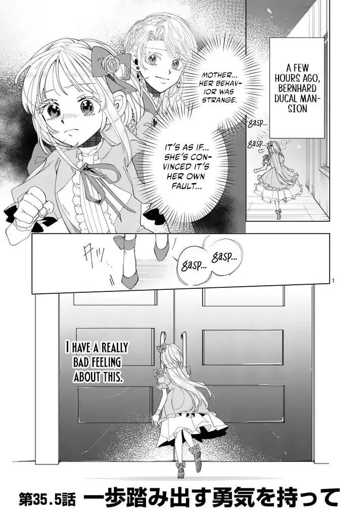 Gijou ga Akuyaku Reijou to shite Hametsu Suru Koto o Shitta node, Mechakucha Aishimasu: Keiyaku Kekkon de Watashi ni Kanshin ga Nakatta Hazu no Koushaku-sama ni, Kizuitara Dekiai Saretemashita @comic Chapter 35.5 page 2